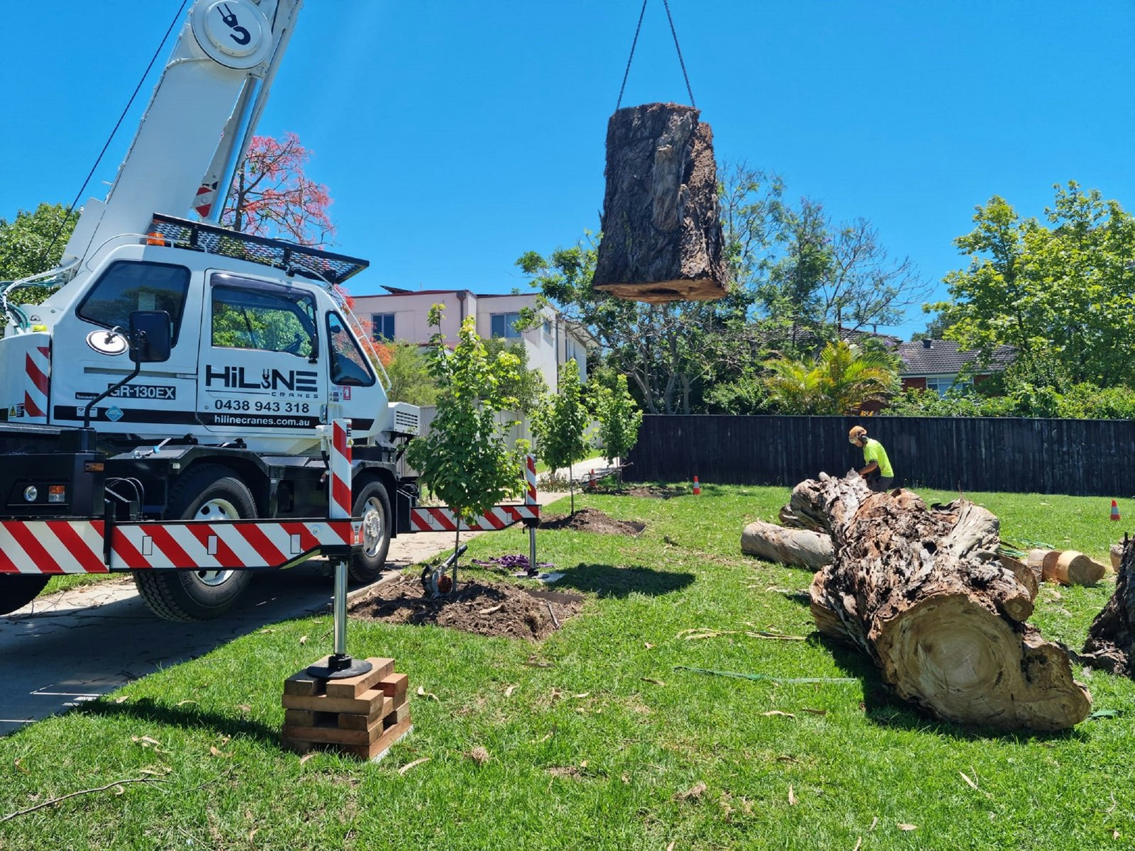 Brock's Tree Service crew and equipment