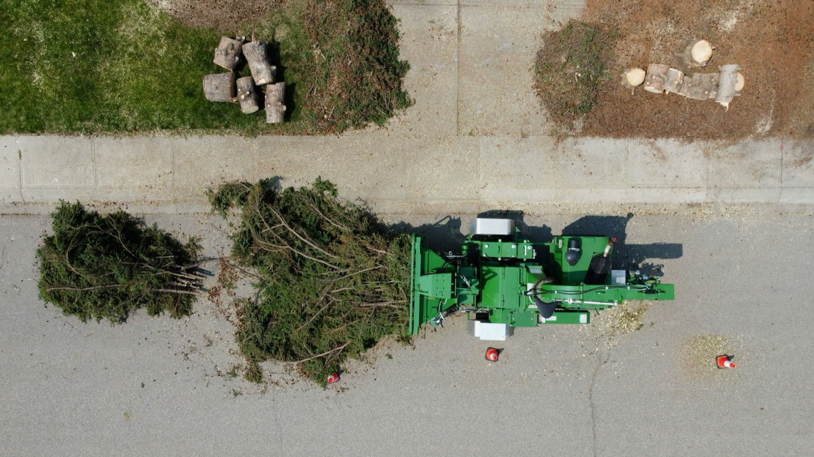 Completed tree removal, stump grinding and storm cleanup jobs across the St. Louis area by Brock's Tree Service